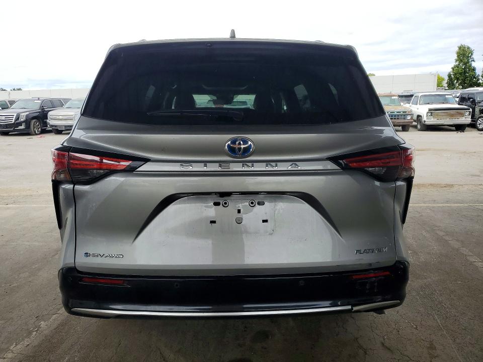 2025 Toyota Sienna VIN 5TDESKFCXSS198051 COPART salvage auction — FRONT END, CA - SALVAGE CERTIFICATE, sold $34,500 on 2026-07-14 (photo 6)