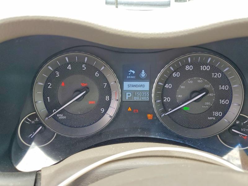 2012 Infiniti M VIN JN1BY1AP7CM335730 COPART salvage auction — FRONT END, Fl - Cert Of Title Slvg Rebuildable, sold $1,050 on 2026-07-17 (photo 9)