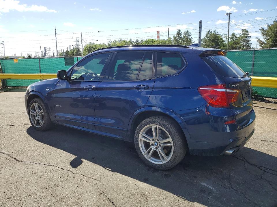 2014 BMW X3 VIN 5UXWX7C55E0E81054 COPART salvage auction — FRONT END, Co - Public - Salvage Title, sold $325 on 2026-07-21 (photo 2)