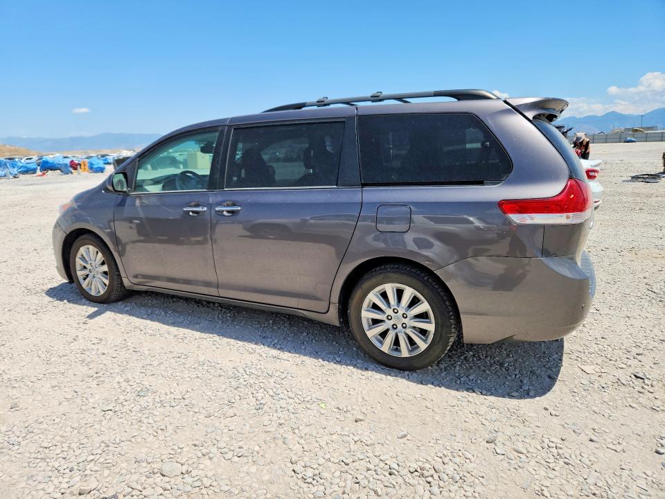 2011 Toyota Sienna VIN 5TDDK3DC2BS010367 COPART salvage auction — FRONT END, Ut - Certificate Of Title, sold $2,050 on 2026-07-21 (photo 2)