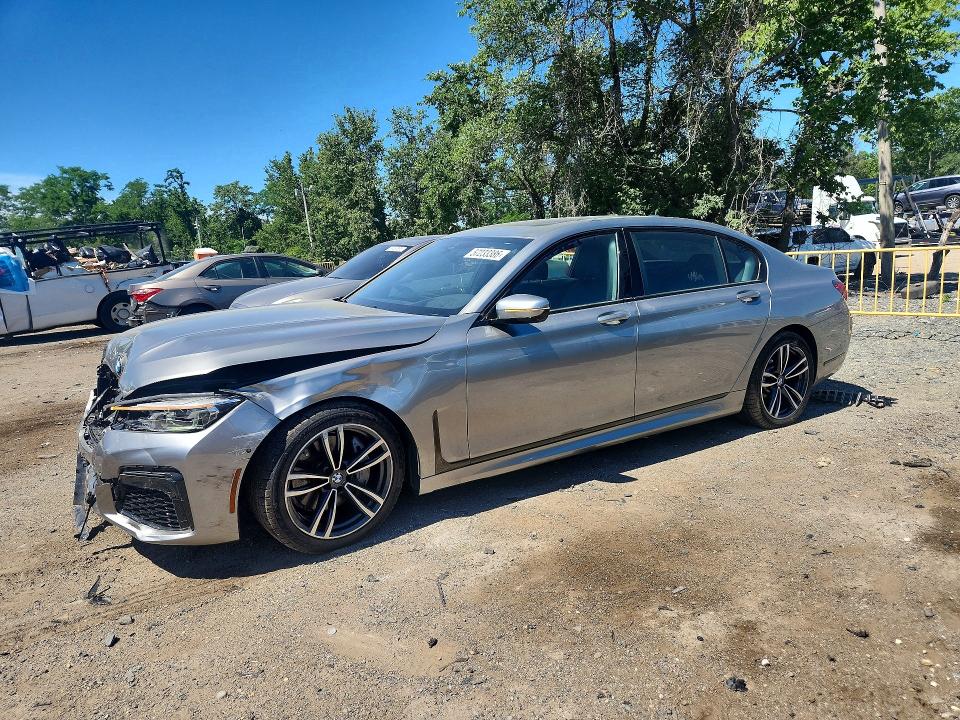 2021 BMW 7 Series VIN WBA7T4C04MCE60839 — COPART salvage auction photo