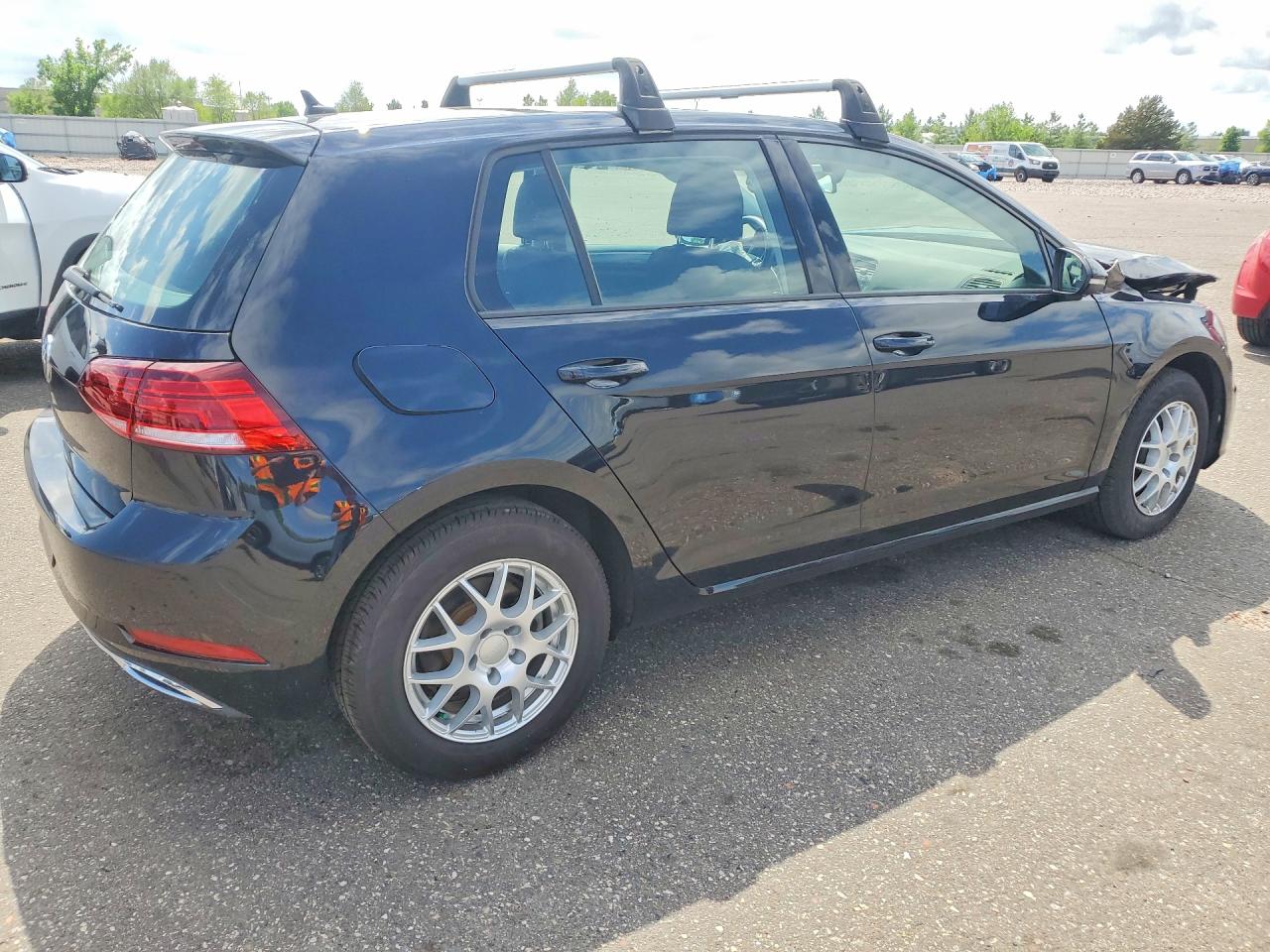 2019 Volkswagen Golf VIN 3VWG57AU5KM002995 COPART salvage auction — Front End, MN - CERT OF TITLE-SALVAGE, sold $3,300 on 2026-07-09 (photo 3)
