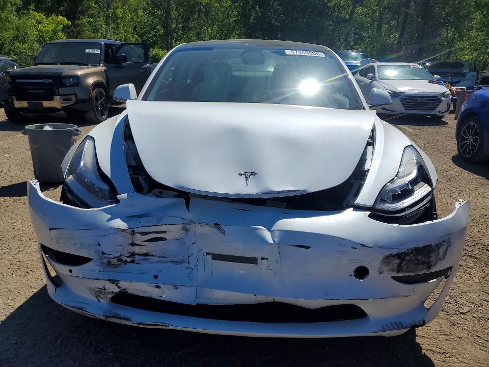 2019 Tesla Model 3 VIN 5YJ3E1EA0KF419315 COPART salvage auction — FRONT END, On - Permit Salvage, sold $3,550 on 2026-07-02 (photo 5)