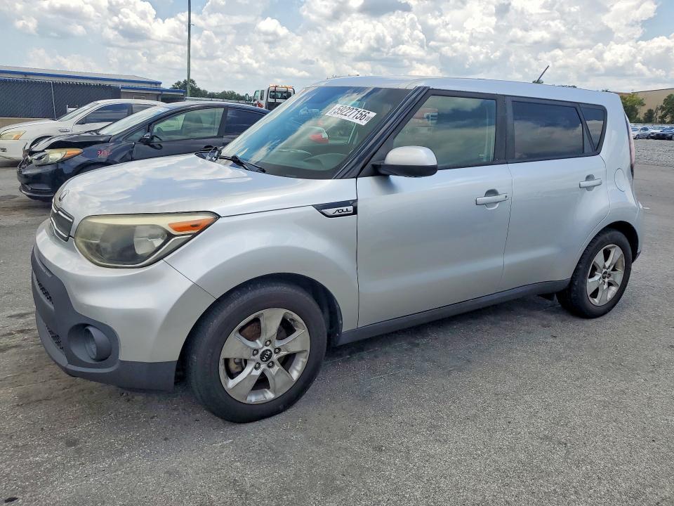 2018 Kia Soul VIN KNDJN2A2XJ7619599 COPART salvage auction — MINOR DENT/SCRATCHES, Fl - Certificate Of Title, sold $1,050 on 2026-07-23 (photo 1)