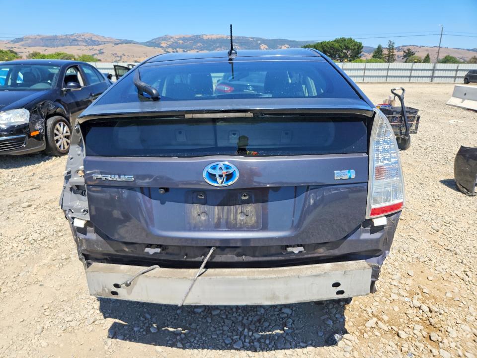 2010 Toyota Prius VIN JTDKN3DUXA0204055 COPART salvage auction — REAR END, Ca - Salvage Certificate, sold $60 on 2026-07-28 (photo 6)