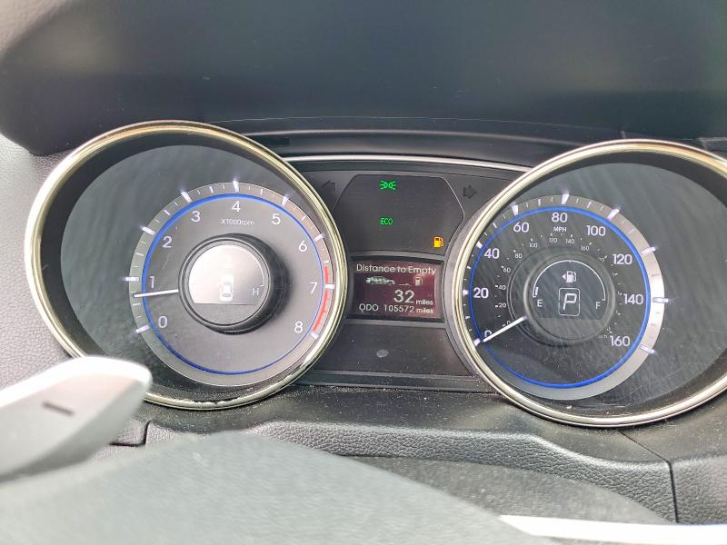 2013 Hyundai Sonata VIN 5NPEC4AC4DH629167 COPART salvage auction — HAIL, Ar - Cert Of Title-Salvage, sold $2,100 on 2026-07-08 (photo 9)