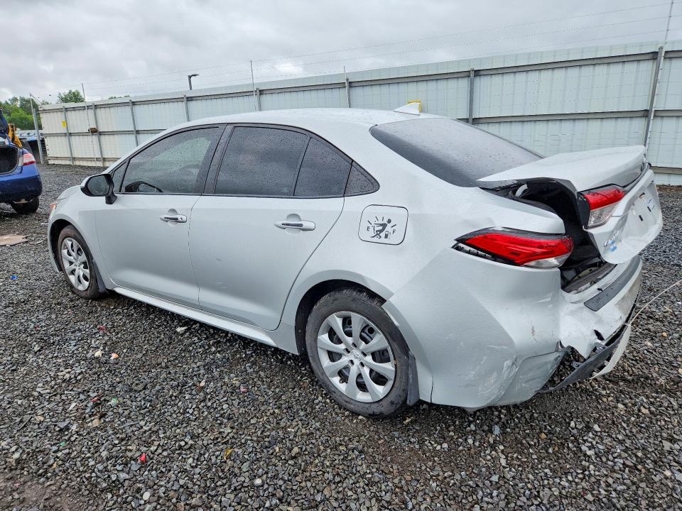 2021 Toyota Corolla VIN 5YFEPMAEXMP205436 COPART salvage auction — REAR END, Nj - Cert Of Title-Salvage, sold $3,600 on 2026-07-31 (photo 2)