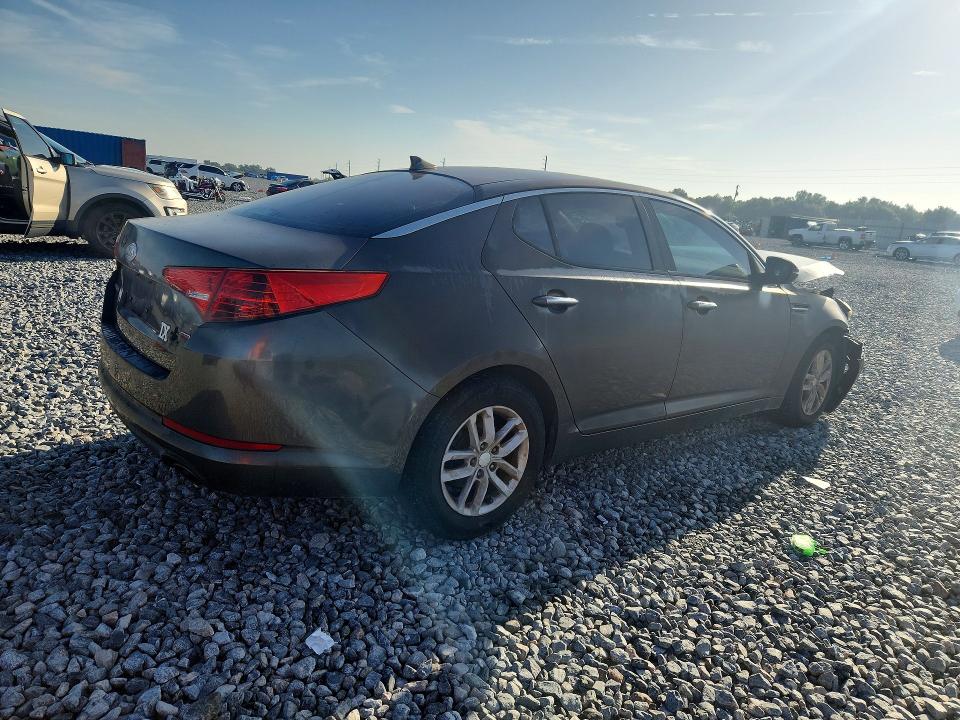 2012 Kia Optima VIN 5XXGM4A77CG047986 COPART salvage auction — FRONT END, Fl - Cert Of Title Slvg Rebuildable, sold $400 on 2026-07-10 (photo 3)