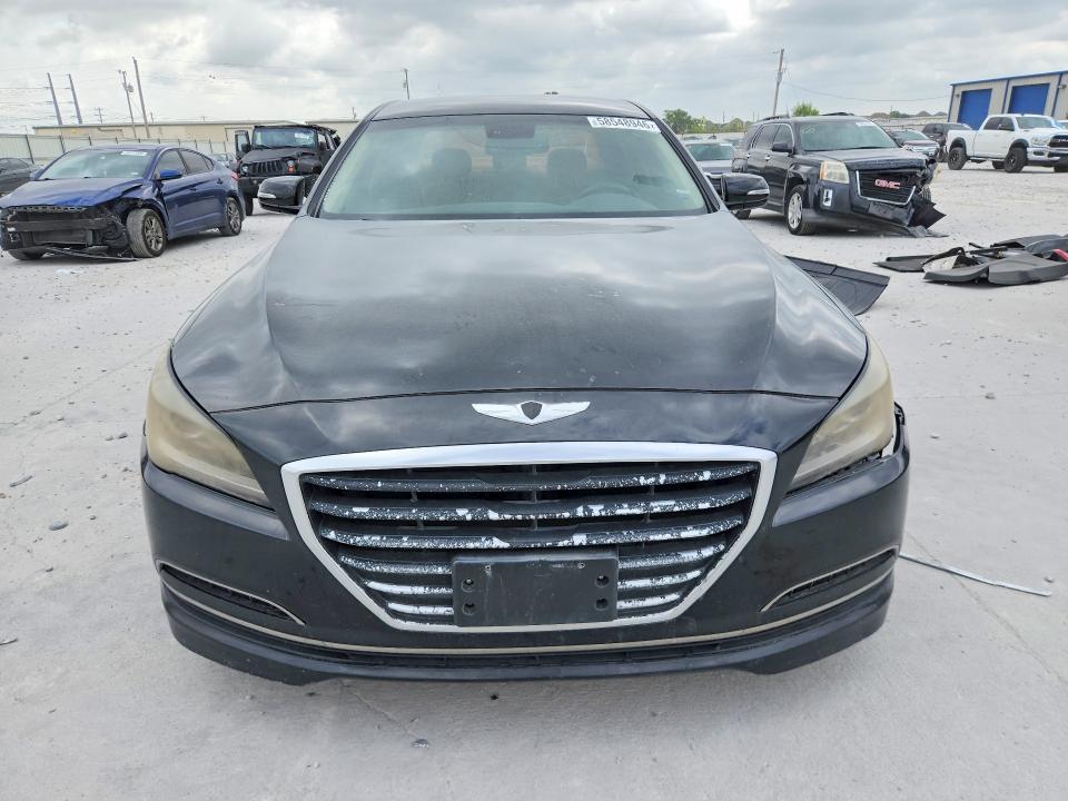 2015 Hyundai VIN KMHGN4JE2FU100437 COPART salvage auction — FRONT END, Tx - Certificate Of Title (P), sold $475 on 2026-07-09 (photo 5)