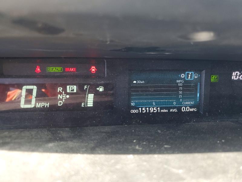 2015 Toyota Prius VIN JTDZN3EU9FJ026363 COPART salvage auction — FRONT END, Nc - Salvage Certificate Of Title, sold $600 on 2026-07-29 (photo 9)