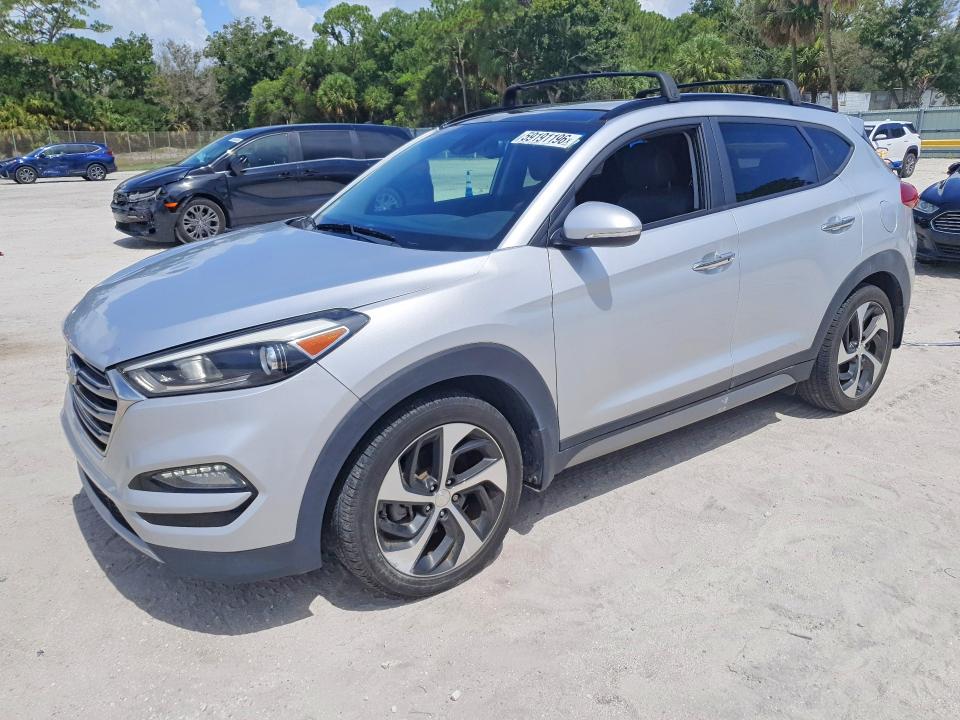 2017 Hyundai VIN KM8J33A29HU346822 COPART salvage auction — FRONT END, Fl - Cert Of Title Slvg Rebuildable, sold $5,100 on 2026-07-15 (photo 1)