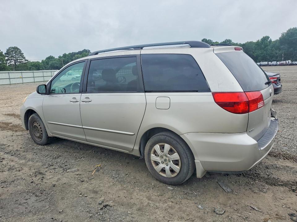 2004 Toyota Sienna VIN 5TDZA23CX4S018210 COPART salvage auction — REAR END, Ar - Cert Of Title-Salvage, sold $425 on 2026-07-27 (photo 2)