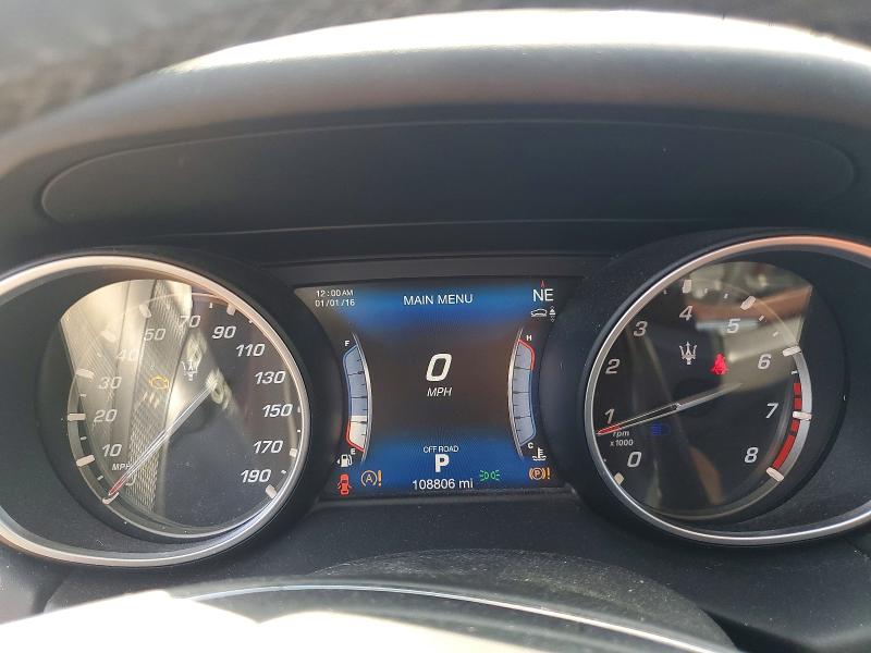 2017 Maserati Levante VIN ZN661XUL2HX229561 COPART salvage auction — MECHANICAL, Mi - Dealer Only Clean Title (P), sold $7,500 on 2026-07-24 (photo 9)
