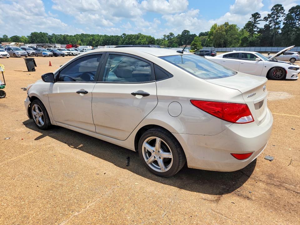 2016 Hyundai Accent VIN KMHCT4AE6GU123807 COPART salvage auction — FRAME DAMAGE, TX - CERTIFICATE OF TITLE, sold $850 on 2026-07-06 (photo 2)