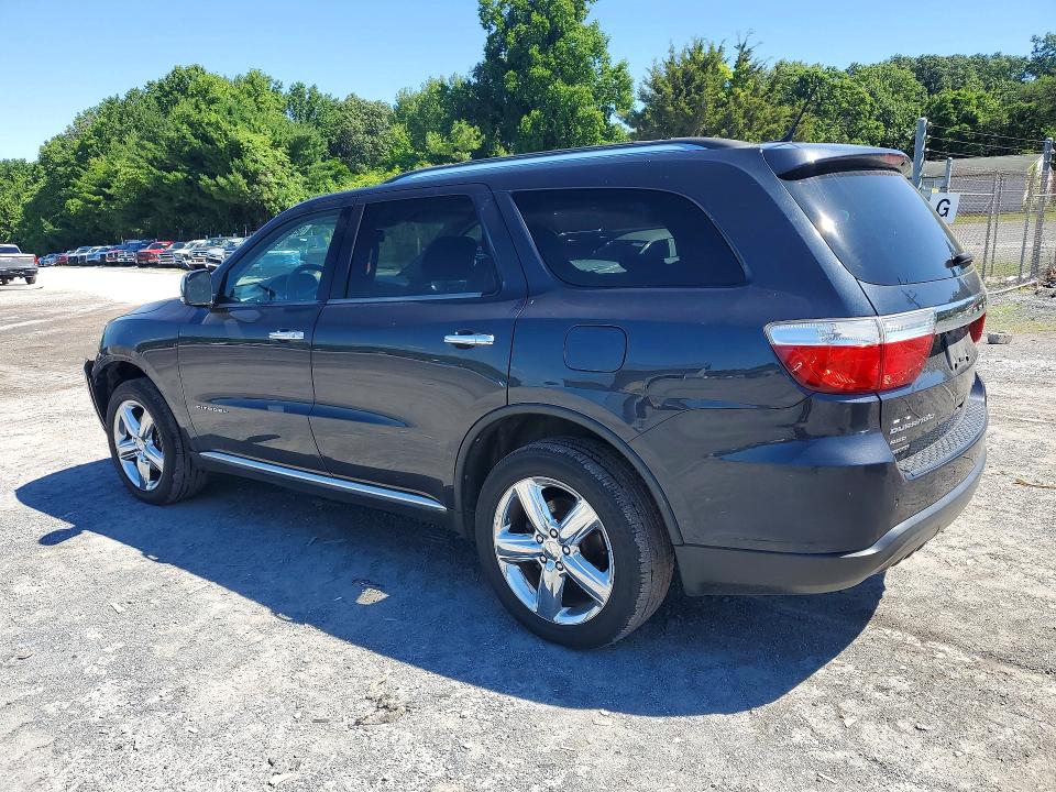 2012 Dodge Durango VIN 1C4RDJEG9CC336949 COPART salvage auction — FRONT END, Pa - Certificate Of Salvage, sold $500 on 2026-07-02 (photo 2)
