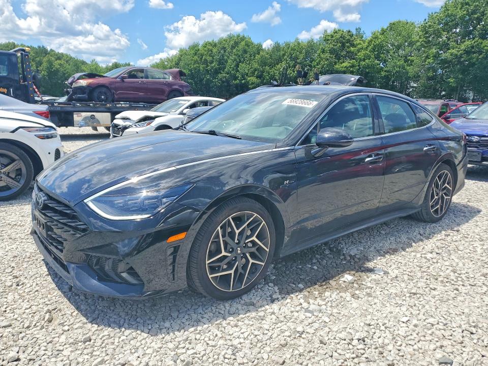 2023 Hyundai VIN KMHL14JC8PA301223 COPART salvage auction — REAR END, Ma - Cert Of Title-Salvage, sold $6,100 on 2026-07-17 (photo 1)