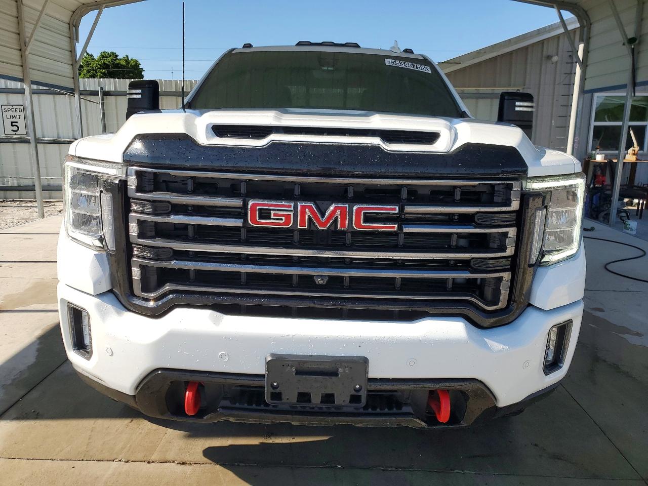 2022 GMC Sierra VIN 1GT49PEY9NF357745 COPART salvage auction — Minor Dent/Scratches, IN - CERTIFICATE OF TITLE, sold $32,500 on 2026-07-09 (photo 5)