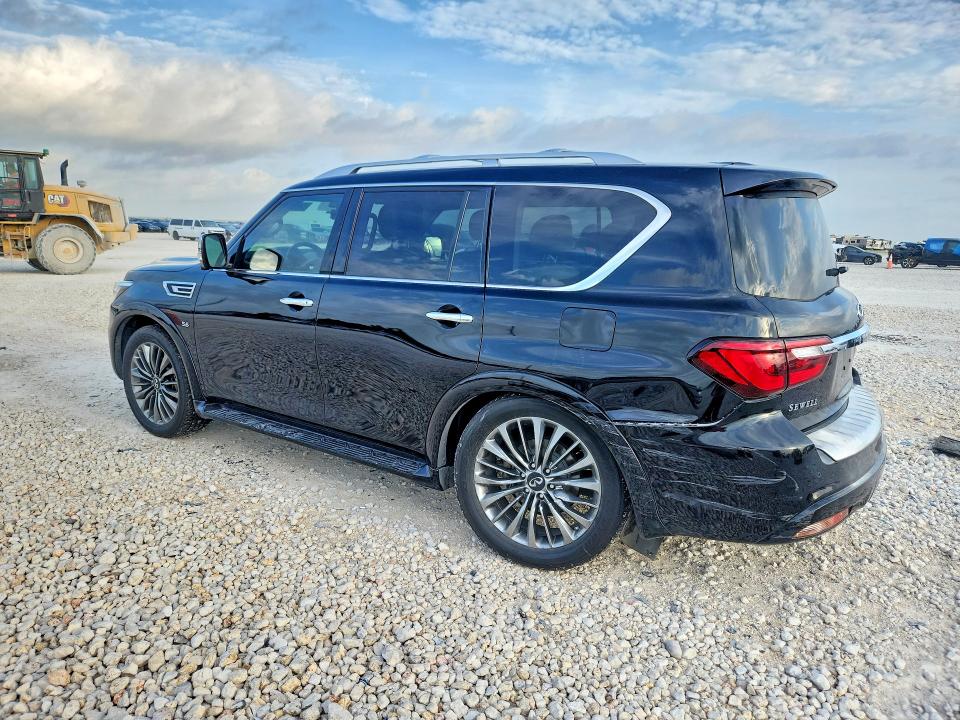 2020 Infiniti Qx80 VIN JN8AZ2NF4L9700112 COPART salvage auction — REAR END, TX - SALVAGE VEHICLE TITLE (P), sold $100 on 2026-07-30 (photo 2)