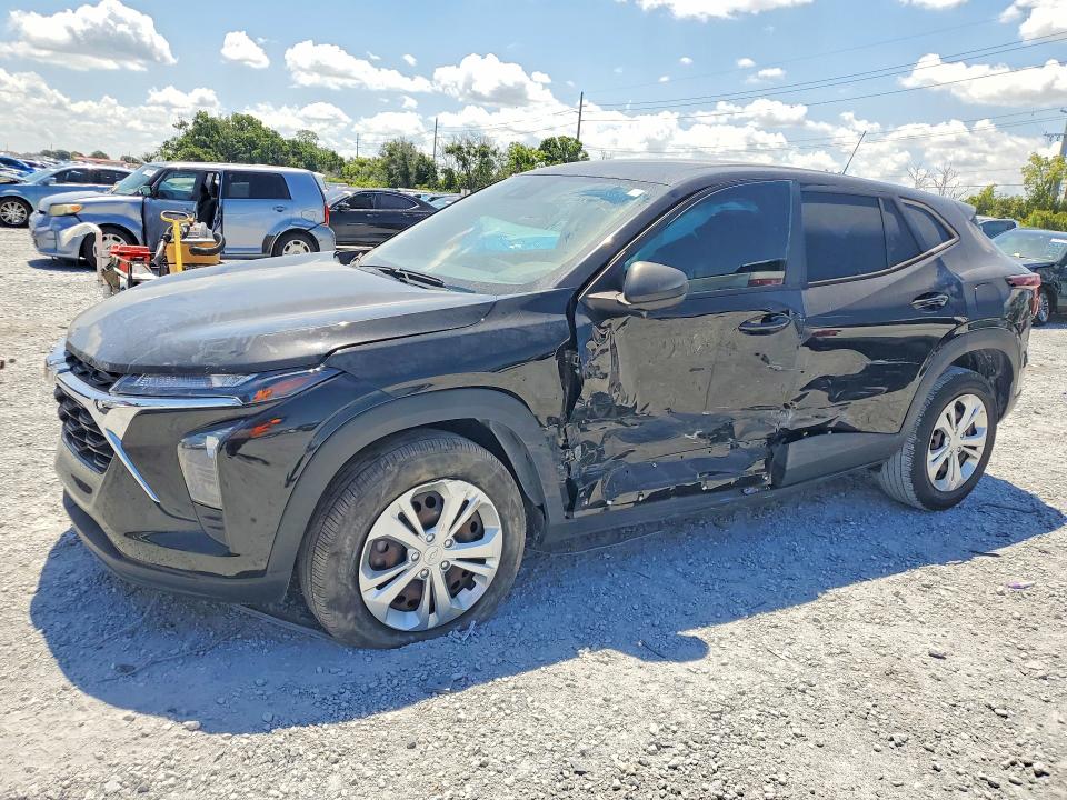 2024 Chevrolet VIN KL77LFE28RC026356 COPART salvage auction — SIDE, Fl - Certificate Of Destruction, sold $3,400 on 2026-07-17 (photo 1)