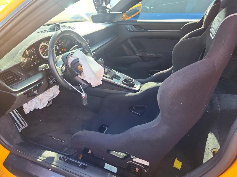 2022 Porsche 911 VIN WP0AC2A99NS270649 COPART salvage auction — FRONT END, Md - Cert Of Salvage > 75% Damage (P), sold $115,000 on 2026-07-02 (photo 7)