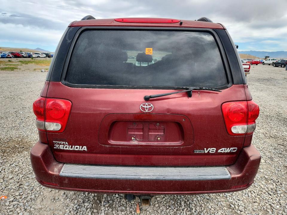 2006 Toyota Sequoia VIN 5TDBT44A76S266423 COPART salvage auction — FRONT END, UT - SALVAGE CERTIFICATE, sold $875 on 2026-07-17 (photo 6)