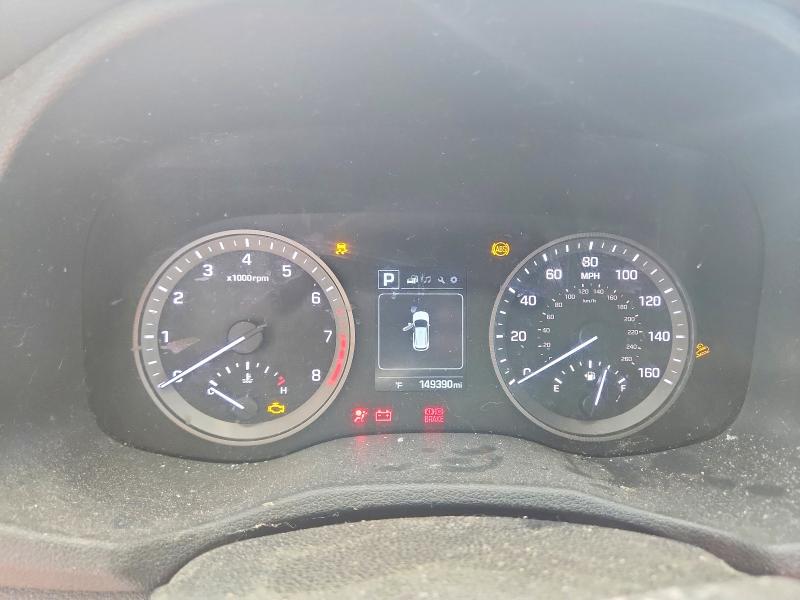 2017 Hyundai Tucson VIN KM8J33A21HU354669 COPART salvage auction — FRONT END, CA - SALVAGE CERTIFICATE, sold $300 on 2026-07-13 (photo 9)