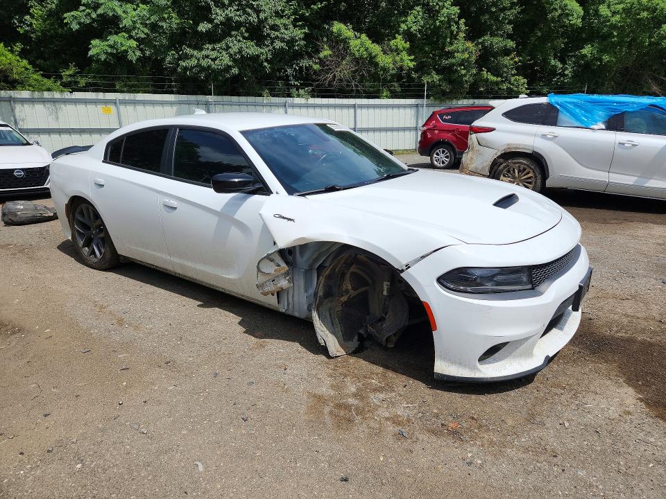 2021 Dodge Charger VIN 2C3CDXHG7MH658450 COPART salvage auction — REAR END, Tx - Certificate Of Title (P), sold $7,000 on 2026-07-02 (photo 4)