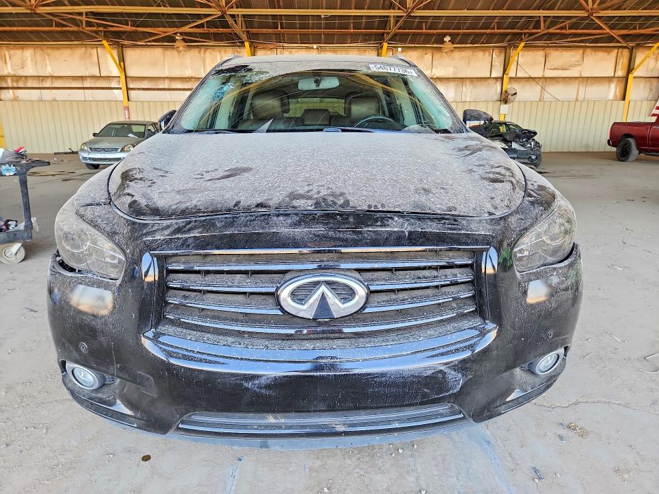 2013 Infiniti Jx35 VIN 5N1AL0MMXDC302405 COPART salvage auction — FRONT END, Az - Cert Of Title-Restored Salvage, sold $600 on 2026-07-09 (photo 5)