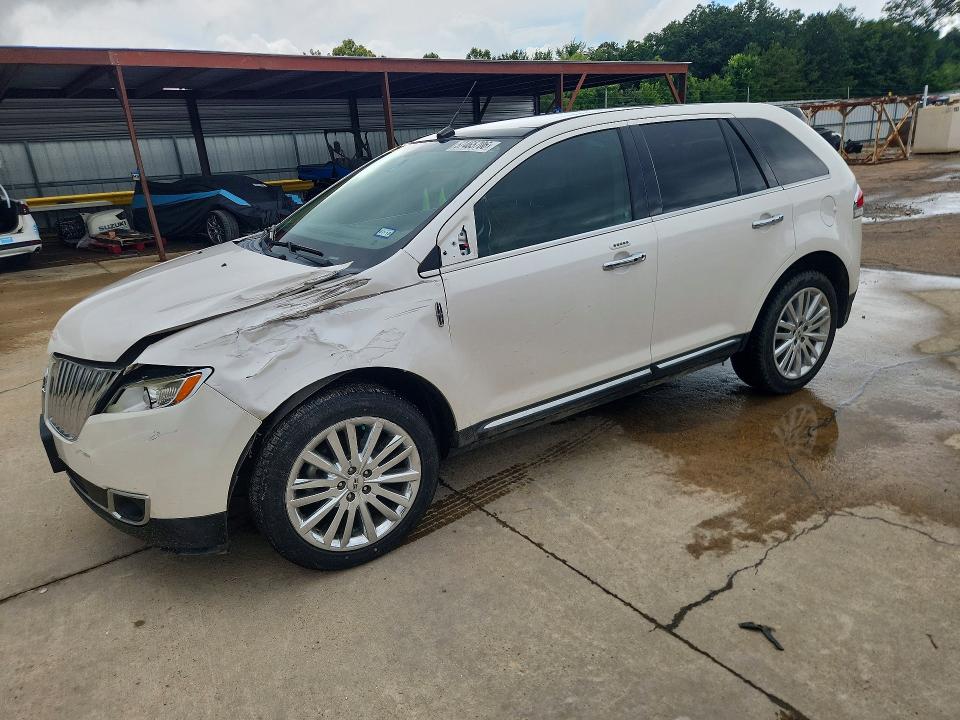 2012 Lincoln Mkx VIN 2LMDJ6JK6CBL02526 COPART salvage auction — FRONT END, Ms - Cert Of Title-Salvaged, sold $1,500 on 2026-07-31 (photo 1)