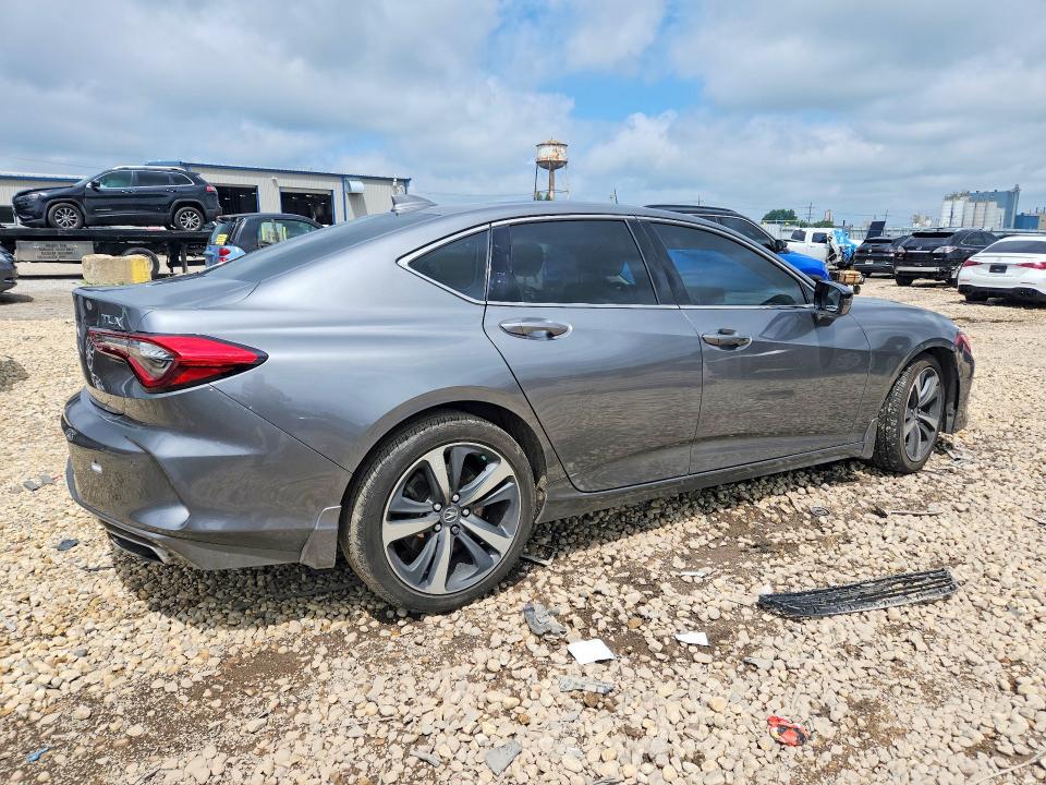 2025 Acura Tlx VIN 19UUB5F48SA002967 COPART salvage auction — VANDALISM, In - Cert Of Title-Salvage Title, sold $15,900 on 2026-08-24 (photo 3)