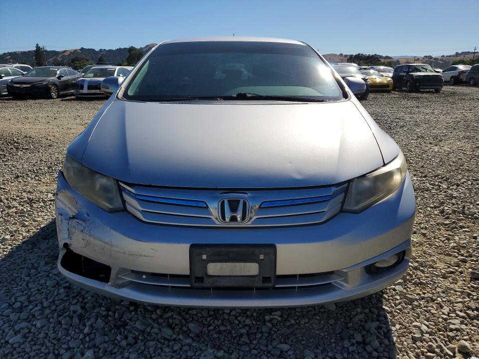 2012 Honda Civic VIN JHMFB4F35CS003478 COPART salvage auction — FRONT END, Sc - Salvage Title, sold $775 on 2026-07-14 (photo 5)