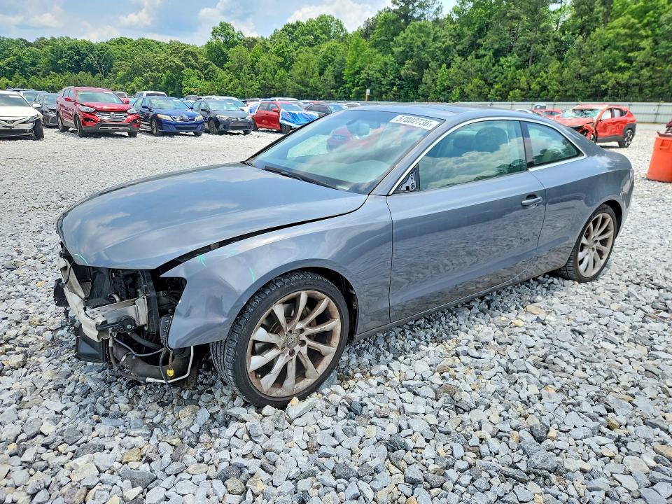 2014 Audi A5 VIN WAULFAFR6EA024518 COPART salvage auction — FRONT END, Ga - Cert Of Title-Salvage, sold $2,150 on 2026-07-30 (photo 1)
