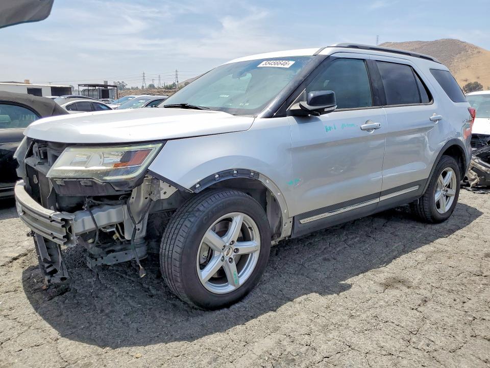 2017 Ford Explorer VIN 1FM5K8D80HGD43582 COPART salvage auction — FRONT END, Ca - Salvage Certificate, sold $2,400 on 2026-07-02 (photo 1)