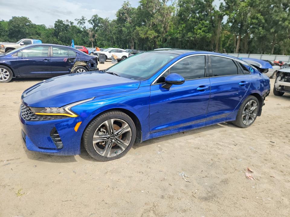 2022 Kia K5 VIN 5XXG34J21NG118156 COPART salvage auction — REAR END, Fl - Certificate Of Destruction, sold $5,100 on 2026-07-14 (photo 1)