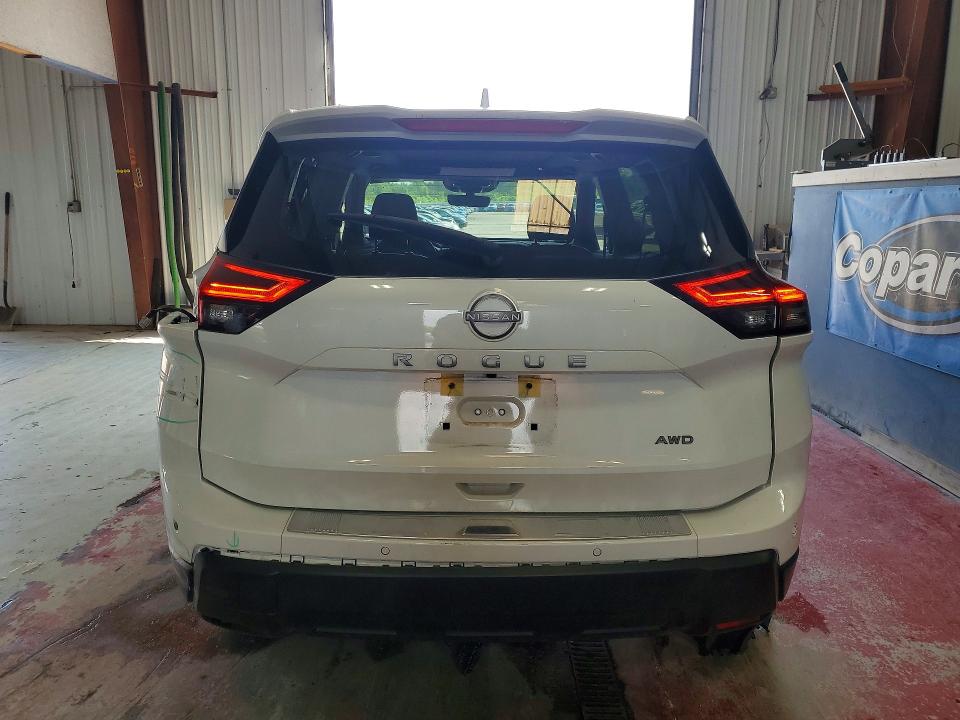 2025 Nissan Rogue VIN JN8BT3BB3SW144470 COPART salvage auction — FRONT END, Ny - Mv-907A Salvage Certificate, sold $2,700 on 2026-07-13 (photo 6)