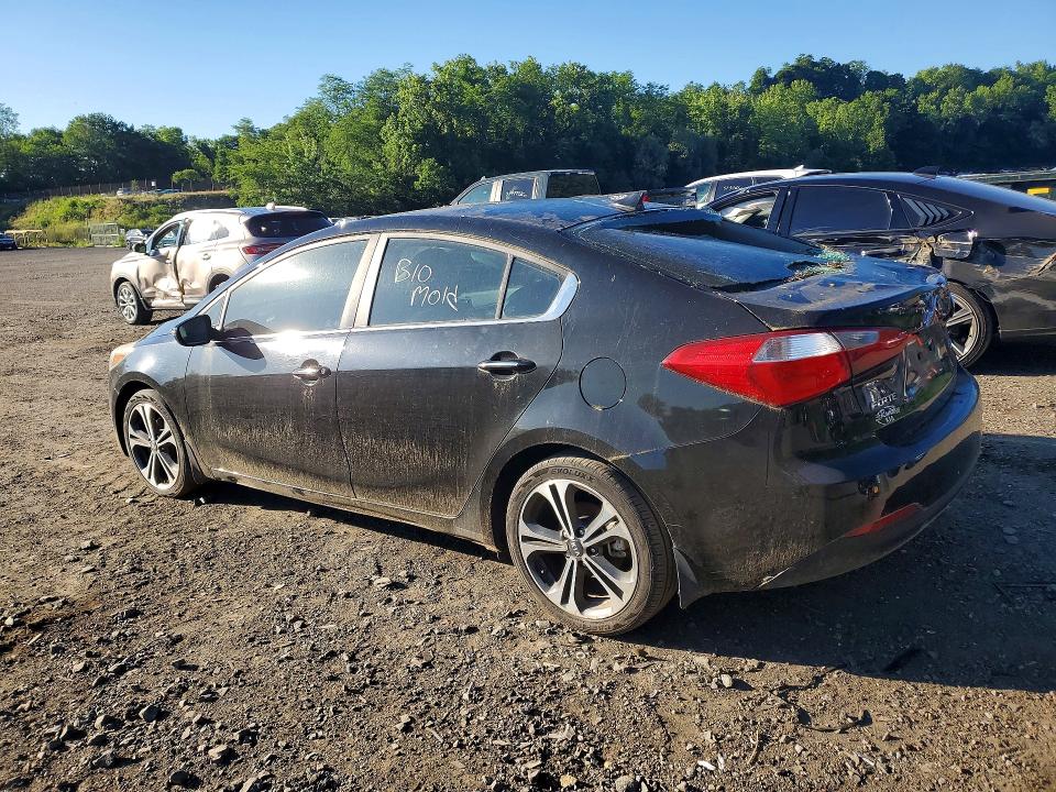 2014 Kia Forte VIN KNAFZ4A84E5060771 COPART salvage auction — REAR END, Ny - Certificate Of Title, sold $675 on 2026-07-23 (photo 2)