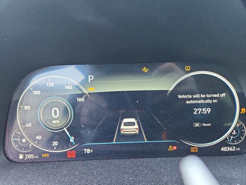 2020 Hyundai VIN 5NPEF4JA3LH032712 COPART salvage auction — FRONT END, Nm - Cert Of Title-Salvage, sold $4,500 on 2026-07-27 (photo 9)
