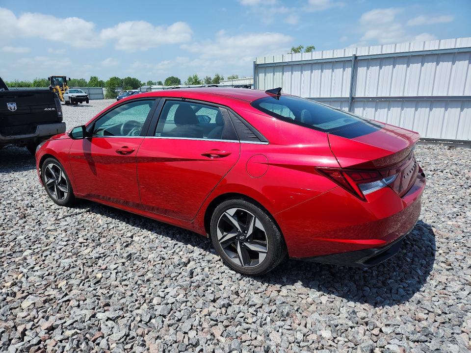 2021 Hyundai Elantra VIN 5NPLN4AG0MH014040 COPART salvage auction — WATER/FLOOD, Wi - Junked Vehicle Bill Of Sale, sold $4,000 on 2026-07-20 (photo 2)