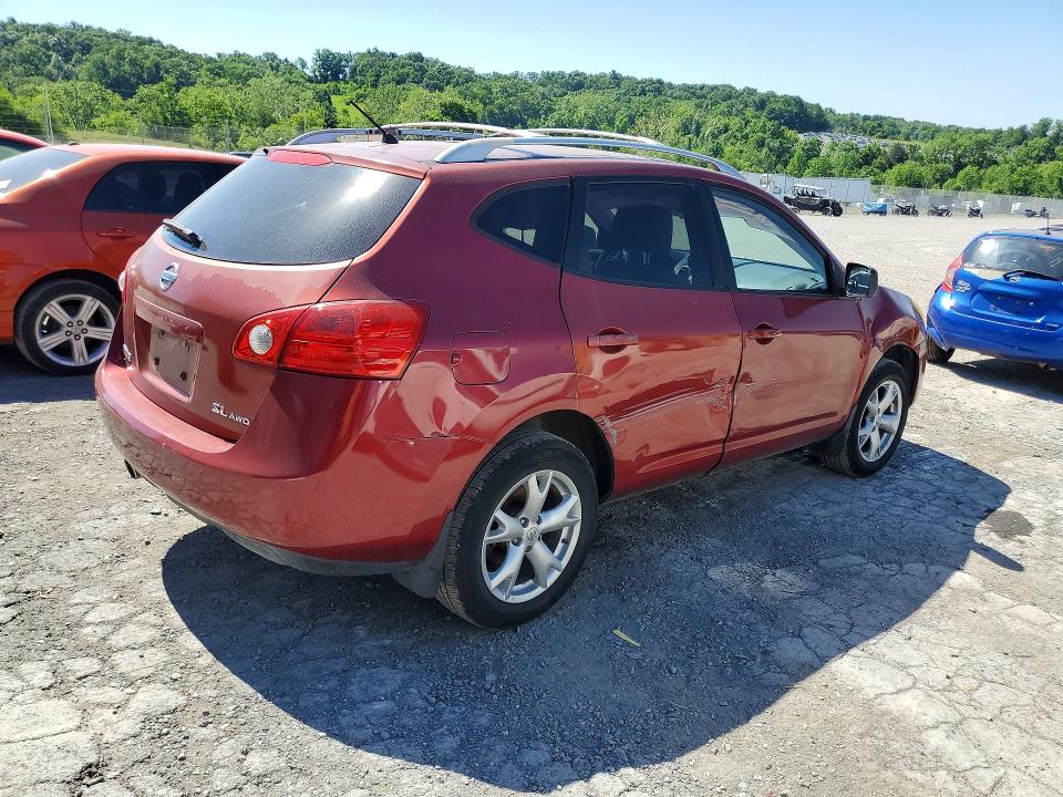 2008 Nissan Rogue sport VIN JN8AS58V78W123271 COPART salvage auction — SIDE, PA - CERTIFICATE OF SALVAGE, sold $350 on 2026-07-10 (photo 3)