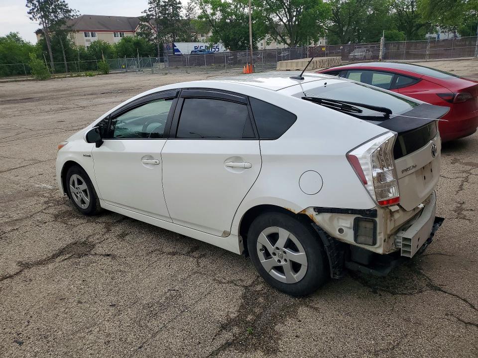 2011 Toyota Prius VIN JTDKN3DU9B0298544 COPART salvage auction — REAR END, Il - Certificate Of Title, sold $1,600 on 2026-07-27 (photo 2)