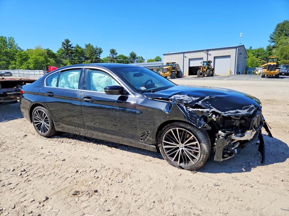 2021 BMW 5er VIN WBA73BJ07MWW94301 COPART salvage auction — FRONT END, Ma - Cert Of Title-Slvg Repair Thft, sold $2,200 on 2026-07-27 (photo 4)