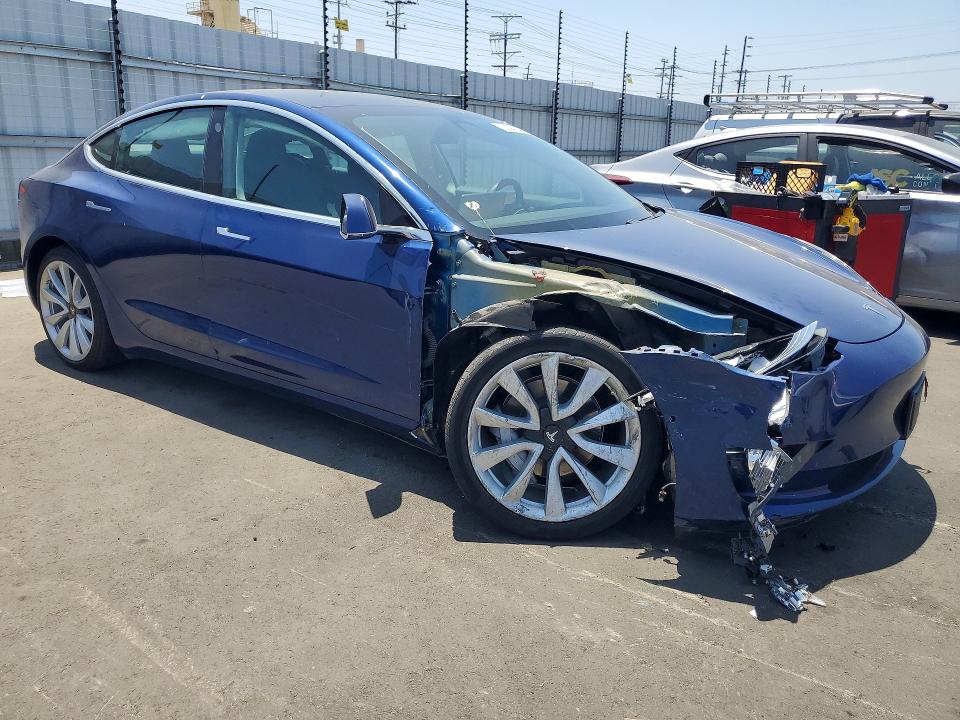 2020 Tesla VIN 5YJ3E1EA2LF633935 COPART salvage auction — FRONT END, Ca - Salvage Certificate, sold $5,200 on 2026-07-08 (photo 4)