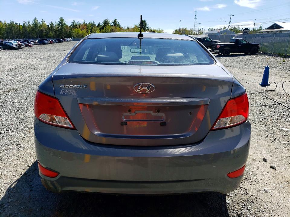 2017 Hyundai Accent VIN KMHCT4AEXHU301686 COPART salvage auction — FRONT END, NS - SALVAGE TITLE, sold $400 on 2026-07-02 (photo 6)