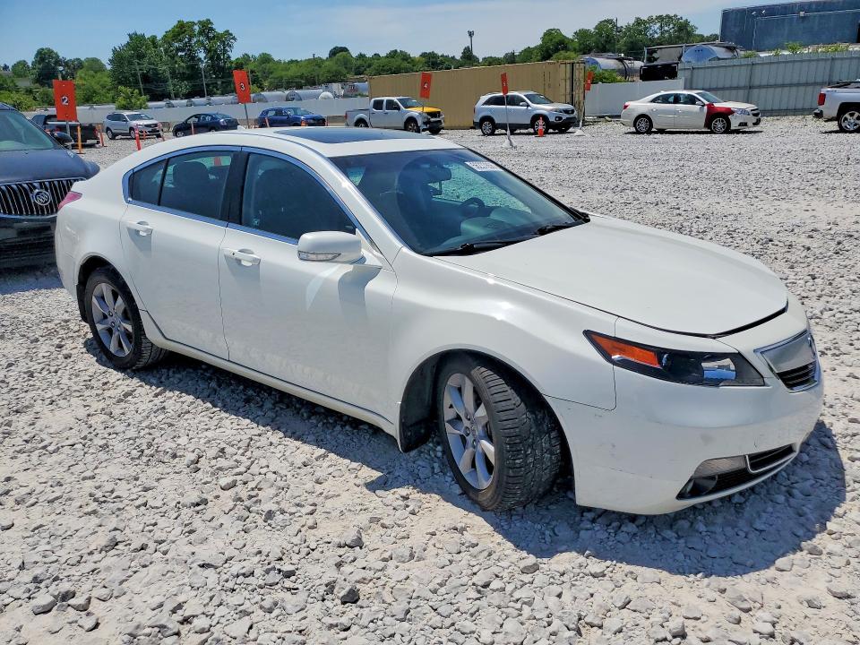 2012 Acura Tl VIN 19UUA8F54CA037102 COPART salvage auction — FRONT END, Oh - Cert Of Title-Salvage, sold $2,150 on 2026-07-02 (photo 4)