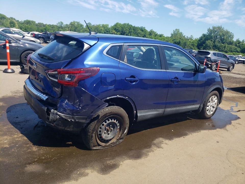 2020 Nissan Rogue VIN JN1BJ1CW8LW375151 COPART salvage auction — REAR END, Ct - Cert Of Title-Salvage, sold $475 on 2026-07-21 (photo 3)