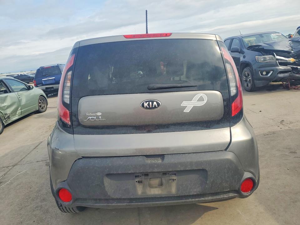 2015 Kia Soul VIN KNDJN2A24F7217858 COPART salvage auction — FRONT END, Tx - Salvage Vehicle Title, sold $825 on 2026-07-09 (photo 6)