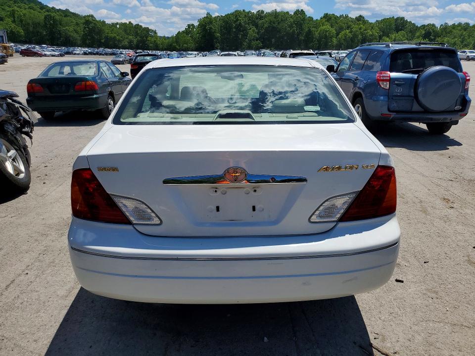 2002 Toyota Avalon VIN 4T1BF28B62U244851 COPART salvage auction — SIDE, Pa - Cert Of Title, sold $1,524 on 2026-07-04 (photo 6)