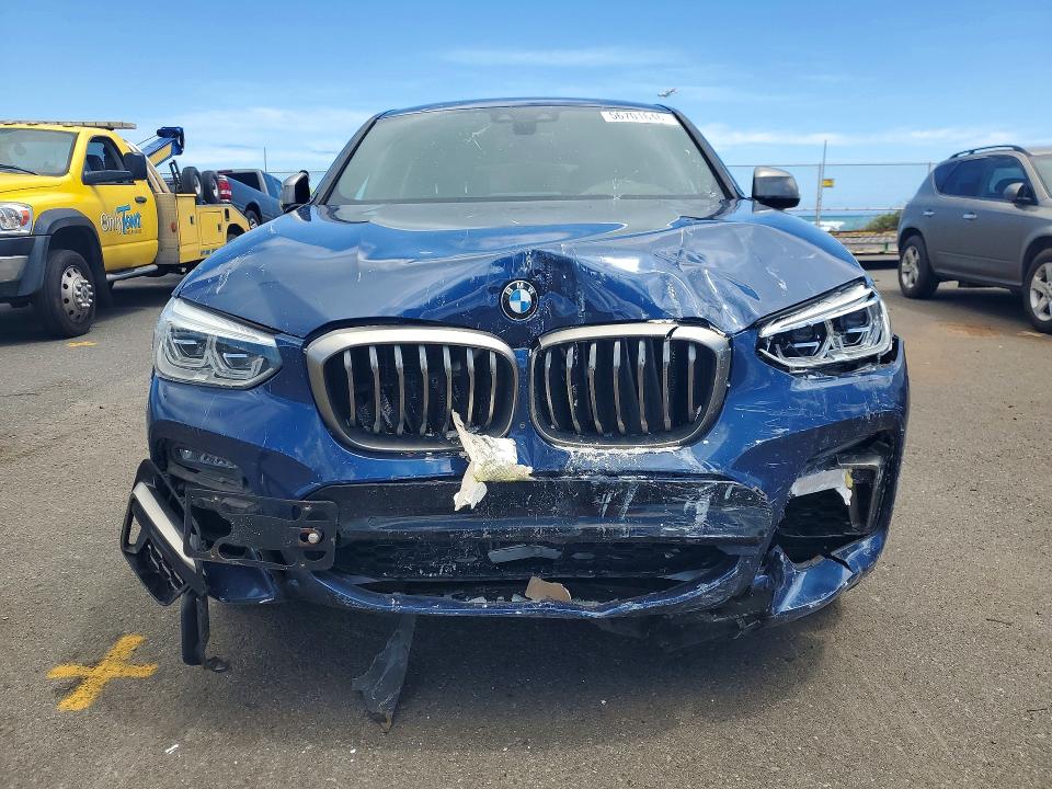 2020 BMW X4 VIN 5UX2V5C01L9C26357 COPART salvage auction — FRONT END, Hi - Certificate Of Salvage, sold $2 on 2026-07-20 (photo 5)