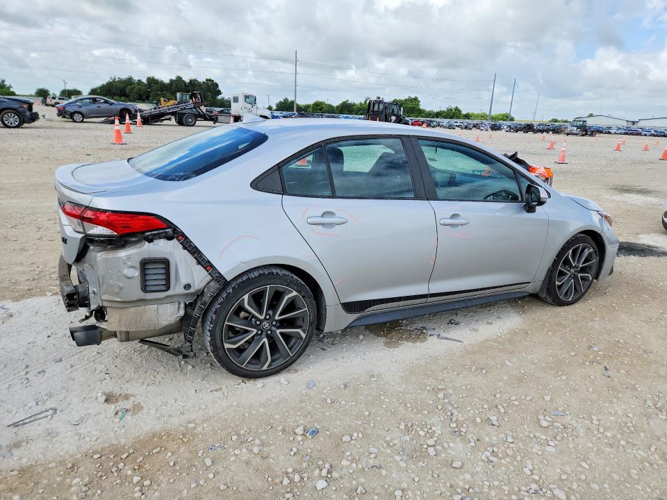 2022 Toyota VIN 5YFS4MCE2NP121945 COPART salvage auction — REAR END, Tx - Salvage Vehicle Title, sold $3,450 on 2026-07-30 (photo 3)