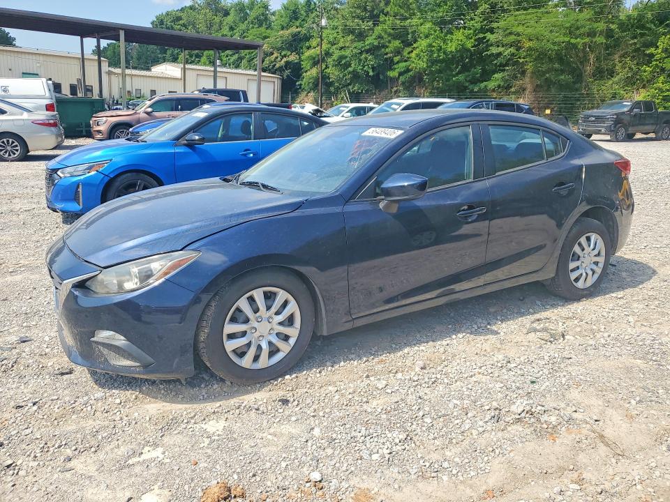 2016 Mazda 3 VIN JM1BM1T75G1307485 COPART salvage auction — FRONT END, Al - Cert Of Title-Salvage Title, sold $1,000 on 2026-07-07 (photo 1)